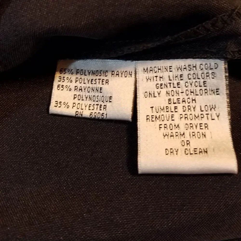 Talbots Navy 3 Button Blazer Size Medium - Picture 5 of 8